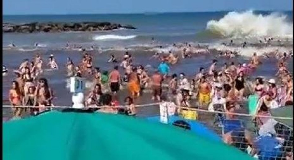 Tragedia en la Costa Atlántica: un muerto y decenas de heridos por el impacto de un meteotsunami