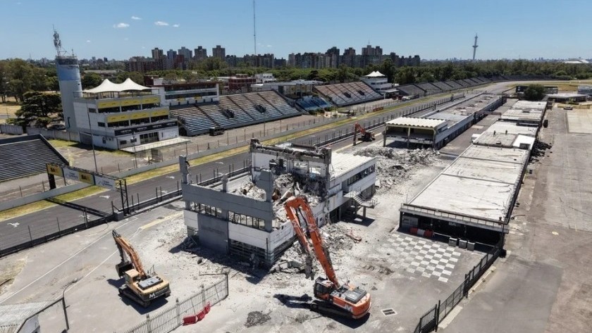 Empezaron las obras para modernizar el Gálvez para el regreso del MotoGP y la Fórmula 1